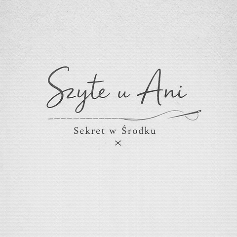 Szyte u Ani / Sekret w Środku