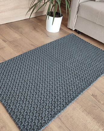 Dywan prostokątny szydełkowy ze sznurka 70cmx120cm, MISZ MASZ Dorota Tyszko