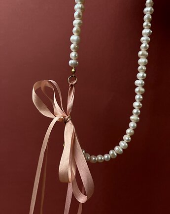 Naszyjnik Pearl & Silk Rose