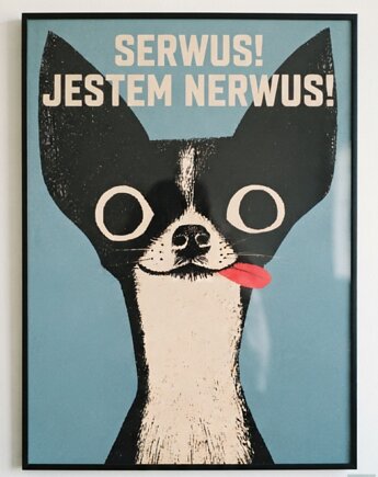 Plakat 30x40 serwus jestem nerwus