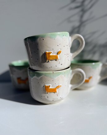 Kubek ceramiczny lisek