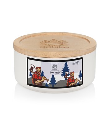 Leśne ciacho  - kominkowa świeca rzepakowa, Dzikilas