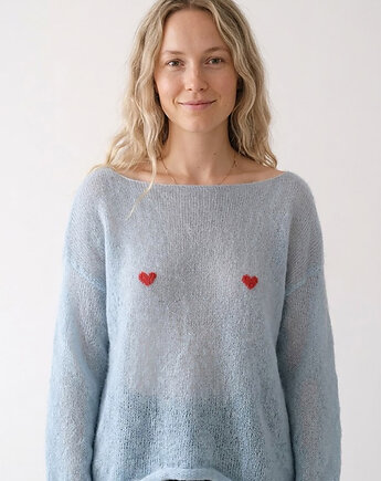 Sweetheart sweter blue
