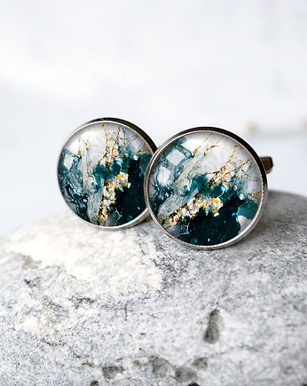 "Deep Blue Marble"SPINKI do koszuli