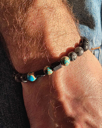 Bransoleta Męska Karaiby Amulet, ZIĘBA