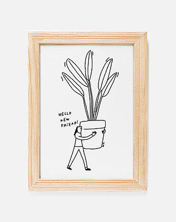 Print Hello New Friend