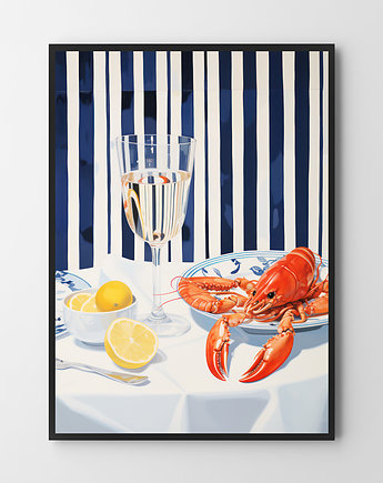 Jedzenie restauracja - plakat/ilustracja
