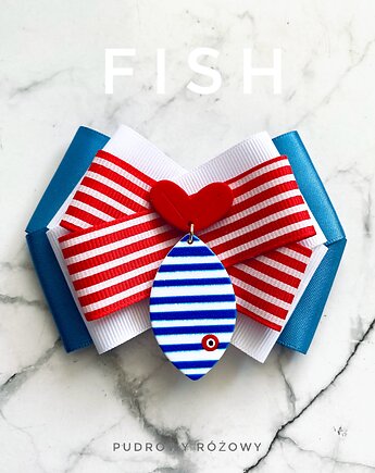 Brosza Pop Art z Rybką Marine New Kolekcja FISH