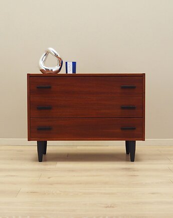 Komoda tekowa, duński design, lata 80, produkcja: Dania