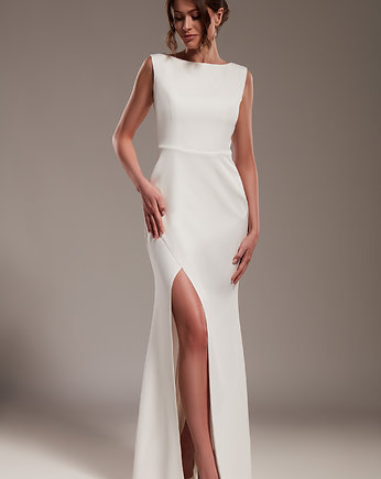 Sukienka "Holly" - ecru maxi