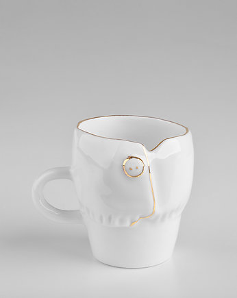 Filiżanka Espresso w Koszuli z guzikiem