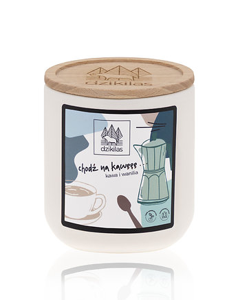 Chodź na kawę M - średnia świeca rzepakowa, Dzikilas