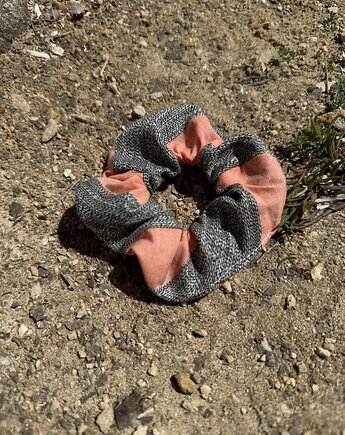 Gumka geomentryczna pasy morelowe