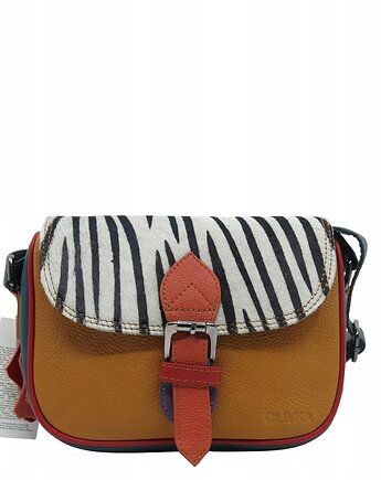 Listonoszka torebka damska skóra naturalna kolorowa oryginalna OLIVKA, Olivka Warsaw