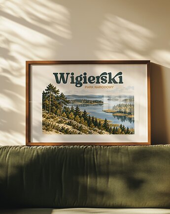Plakat Wigierski Park Narodowy - Druk Pigmentowy