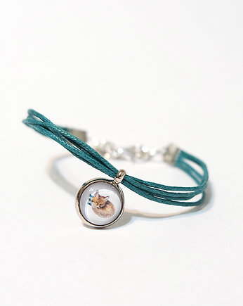 Bransoletka - Lisek - sznureczki, morska, yenoo