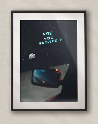 Plakat Highway - Kolaż Fine Art - Dekoracja Ścienna Do Salonu