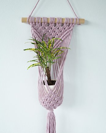Wiszący Kwietnik Woody Dirty Pink