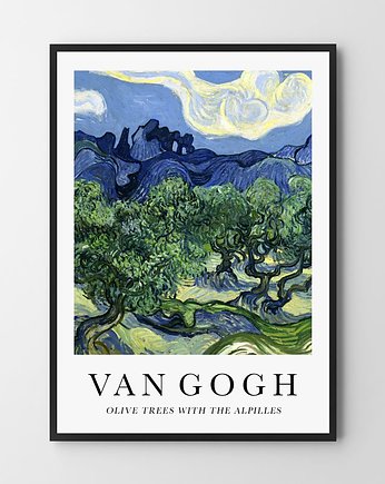 Plakat Van Gogh Olive trees with the alpilles