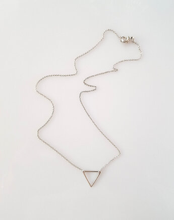 Naszyjnik geometryczny Slim Triangle v silver