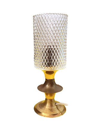 Mosiężna lampka nocna, KOLARZ, Niemcy, lata 70.
