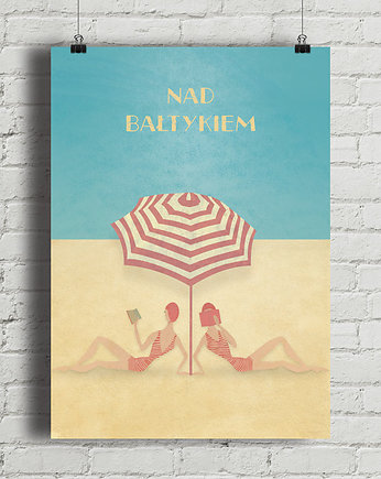 Nad Bałtykiem - plakat fine art, giclee
