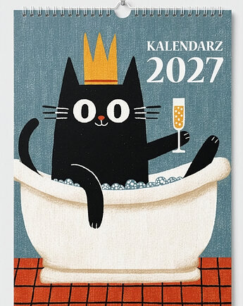 Kalendarz 2027 KOTY Z KOTAMI