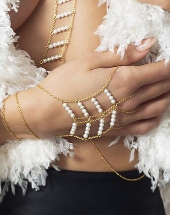 Bransoletka z pierścionkami Timeless Pearls 2w1, AFRODITTE COLLECTION