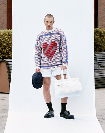 Sweter HEART 100% merino