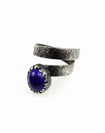 Pierścionek z lapis lazuli