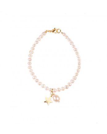 Bransoletka z małych Pereł (4mm), Kulka Bransoletki