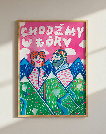 Plakat Chodźmy w góry