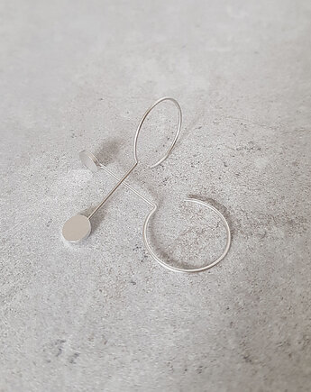 Kolczyki Little Circles to Love v silver