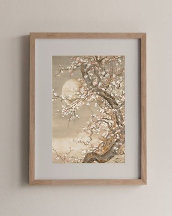 PLAKAT japoński, japandi dekoracja, obraz chiński