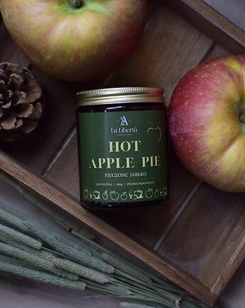 Jesienna świeca sojowa HOT APPLE PIE
