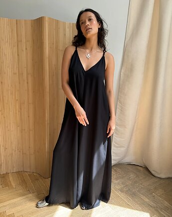 Sukienka maxi stormy black