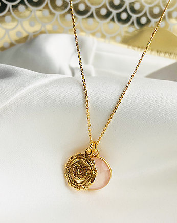 Naszyjnik różowy kwarc  Moc kamieni, Anemon Atelier