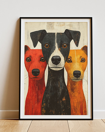 Plakat - Who let the dogs out?