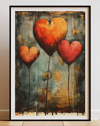 Plakat - Three hearts
