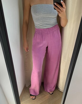 Spodnie palazzo feelings pastel rose