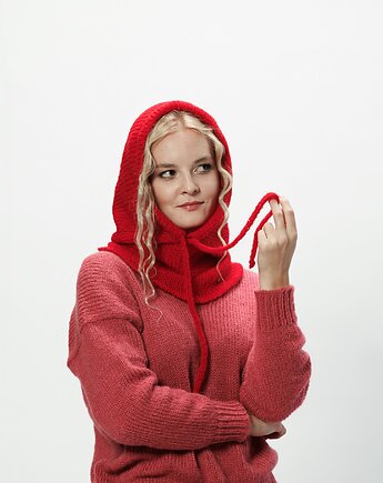 Alpaka Balaclava - czerwony