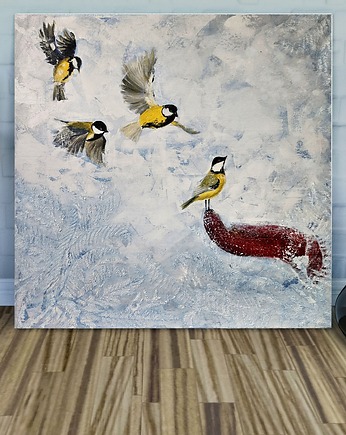 Bogatki, akryl na płótnie 60x60