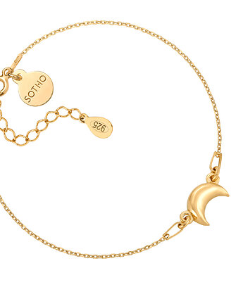 Złota bransoletka z księżycem, SOTHO