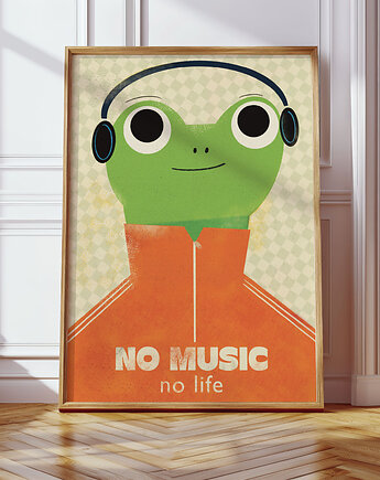 Plakat No music no life
