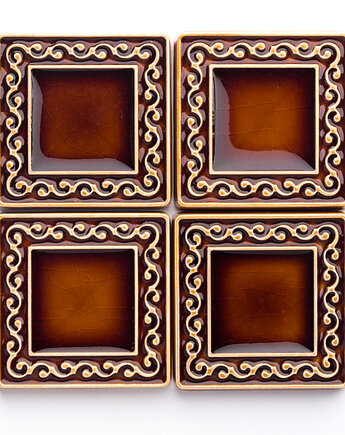 Kafle VIVACE brązowo-miodowe, 5cm x 5cm