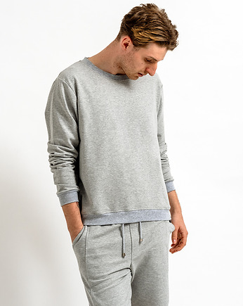 Bluza męska basic"ETHAN" szara