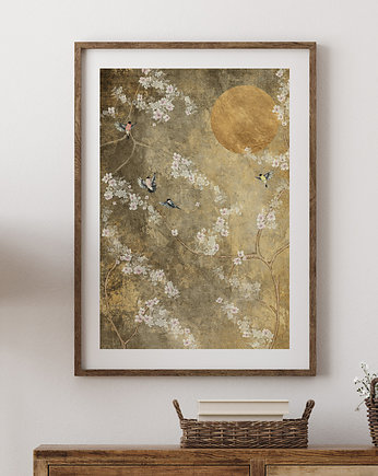 Plakat Chinoiserie Gold