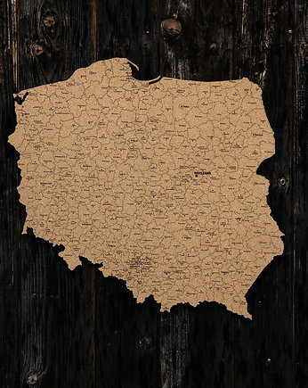 Korkowa mapa Polski