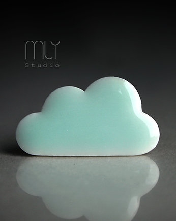 Cumulus/broszka ceramiczna