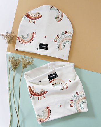 Komplet  Rainbow   czapka+komin, Lilandia